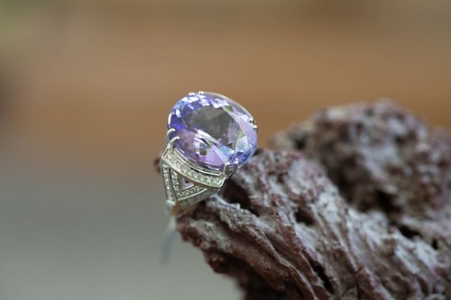 Aaa tanzanite diamond 18k - aaa,
