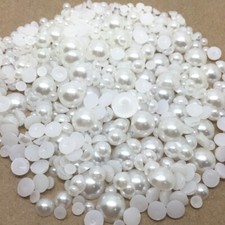 Half Round Pearls Flatback