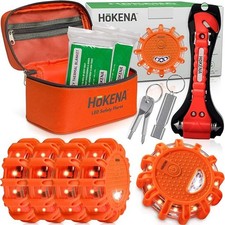 HOKENA 11 Piece LED Roadside Emergency Kit