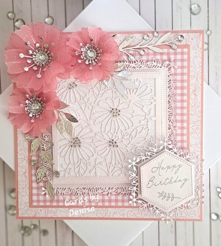 Handmade luxury pink floral - pink,
