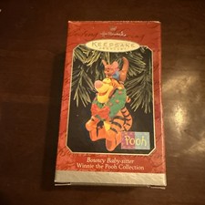 Hallmark Keepsake Ornament 1998 BOUNCY BABY SITTER Tigger & Roo- Winnie The Pooh