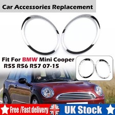 2Pcs Chrome Headlight Cover