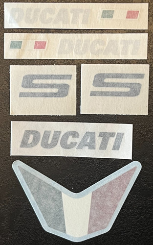 Sticker teilig ducati - sticker, 6-teilig