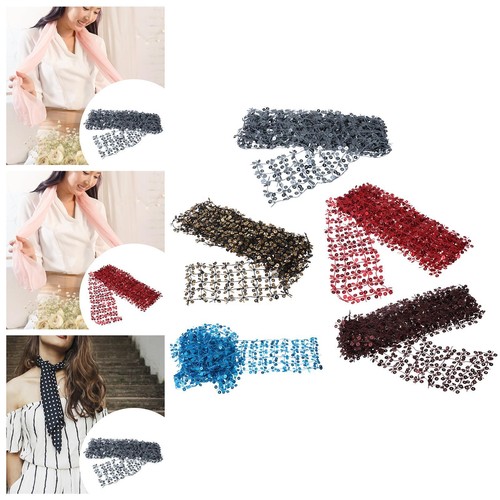 Women sparkle sequins scarf - sparkle,