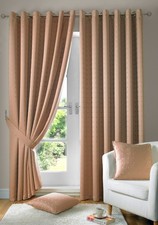 Pair of Curtains Latte Beige