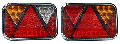 Pair 12v universal - led, rear