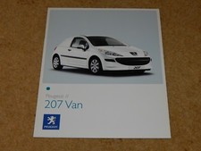 Peugeot 207 van - van, brochure