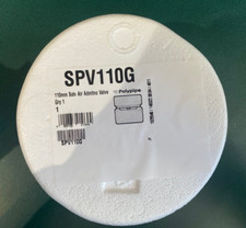 Polypipe Air Admittance Valve PVC Grey 110mm (Durgo) SPV110G BNIB