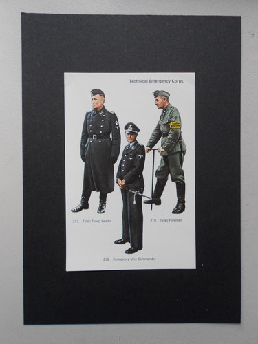 Vintage military print german - vintage,