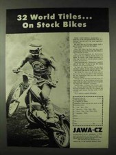 1972 Jawa CZ Motorcycle Ad -