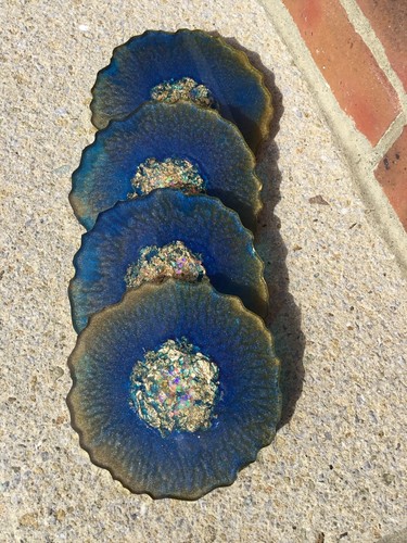 Handmade round agate geode - round,