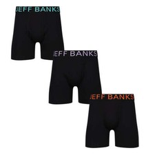Jeff Banks Men's 3 Pack Black