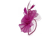 New Flower Headband and clip Fascinator Weddings Ladies Day Race Royal Ascot UK