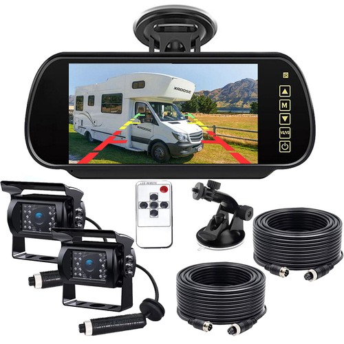 Car rear view mirror - view,