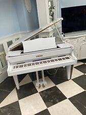 White Digital Baby Grand Piano Conversion