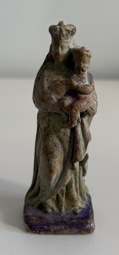 Vintage virgin mary with baby - mary,