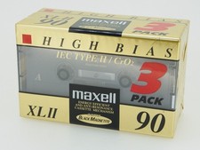 Pack of 3 MAXELL XL II 90 HIGH