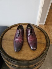 Mens Size 10 Burgundy Brogues