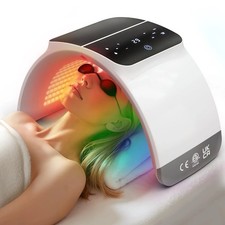 Bestqool LED Face Light Therapy Machine 6 Colors, Near-Infrared