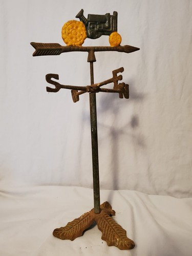 Vintage cast iron weathervane - vintage,