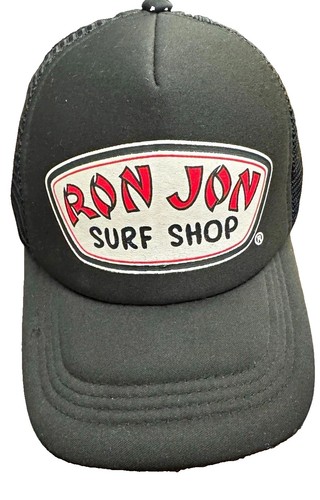 Ron jon black baseball cap - jon, one