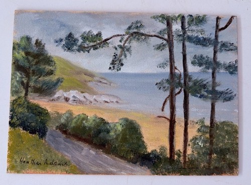 Small vintage welsh landscape - small,