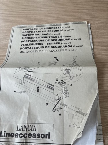 Lancia integrate ski - lancia, carrier