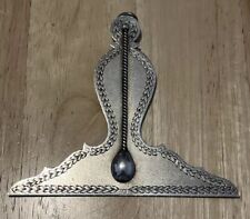 Freemason / Masonic Sterling Silver Antique Senior Warden Collar Jewel