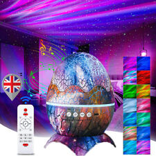 BT Northern Lights Star Galaxy Aurora Projector with Music Speaker & White Noise