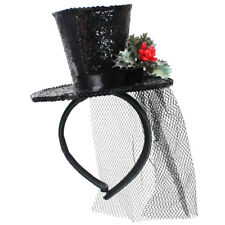MINI GLITTER TOP HAT WITH