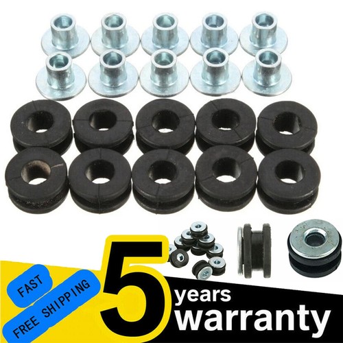 10x motorcycle rubber grommets - 10x,