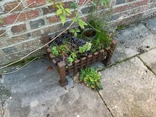 Vintage Open Fire Basket Heavy Duty Grate Log / Wood