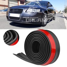 98" Skirt Lip Protector Front Bumper Spoiler Side Splitter Rubber For Audi A6 A5