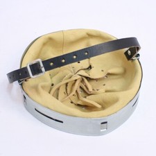 Replica WW2 German Infantry M35, M40 M42 helmet liner & Leather Chinstrap DL183