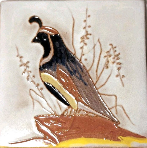 Mckusick tile 1974 quail - tile,