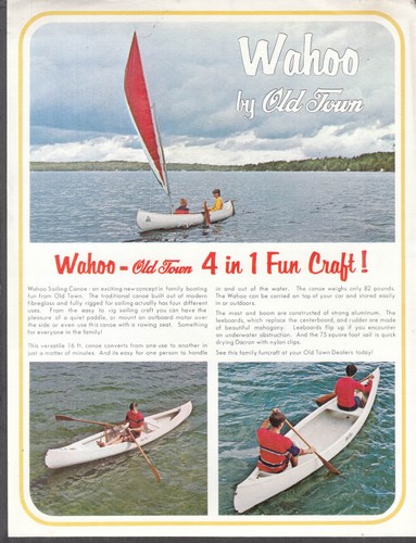 Old town wahoo - old, sailing