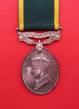 Geo. VI Territorial Efficiency Medal - 47477895 SGT L WILSON - York  & Lancaster
