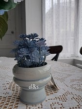 Next Blue Succulent Plant In Mini Ceramic Vase Home Decoration