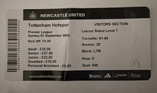NEWCASTLE UNITED v TOTTENHAM