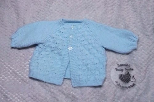 Blue unisex cardigan - cardigan, 0/3