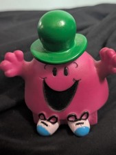 Rare Vintage Mr Men Mr Chatterbox Squeaky Vinyl Rubber Toy Figure 1996