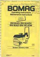 Bomag Tandem Vibrating Roller