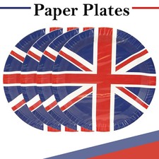 Paper Plates Union Jack Flag