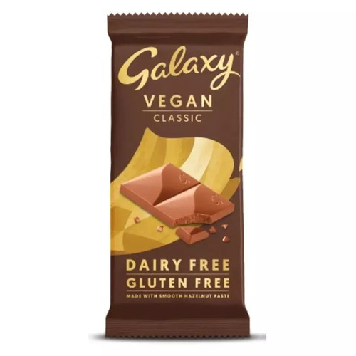 Galaxy vegan chocolate bar - galaxy,