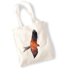 Red Kite Silhouette Sunset Sunrise Sky - Bird of Prey - Ornithology Bird - Tote