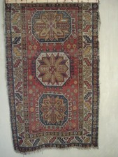 ANTIQUE TURKISH OR MIDDLE EASTERN RUG 61 x 37 INCHES A