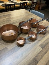 French Copper Pans Brass