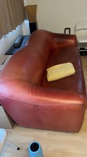 Genuine Leather Couch 3-seater