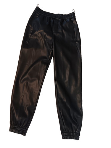 Zara vegan faux leather - faux, jogger