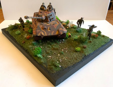 1/35 WW2 German Tank Diorama